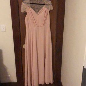 Blush Bridesmaid dress